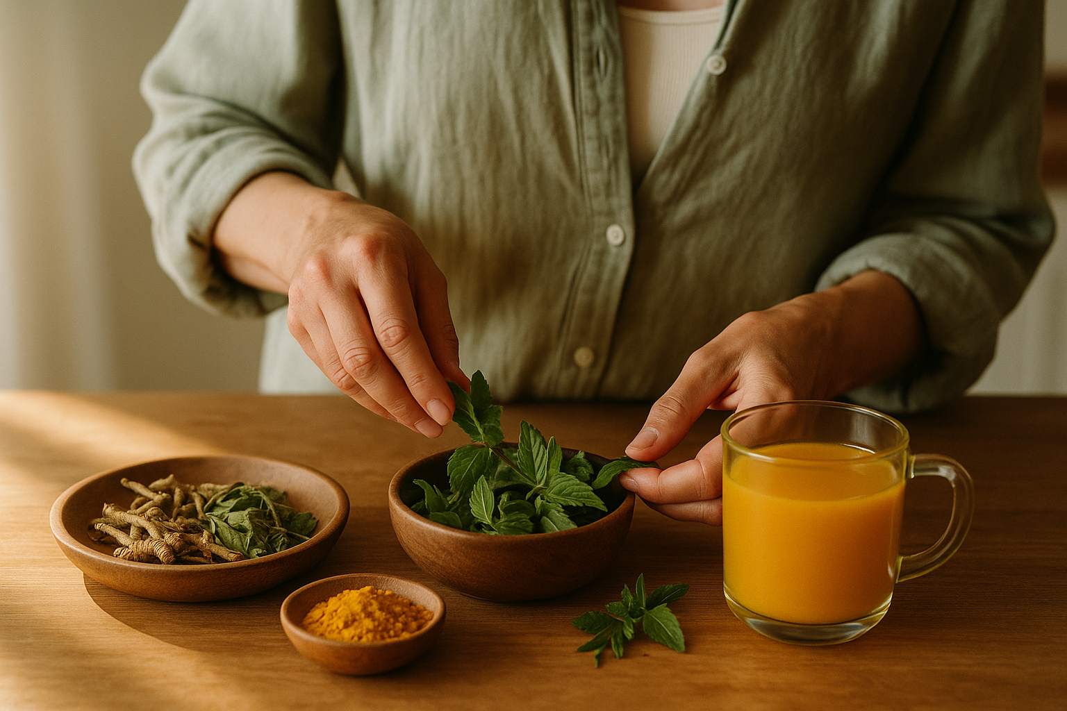 A daily Ayurvedic ritual at home