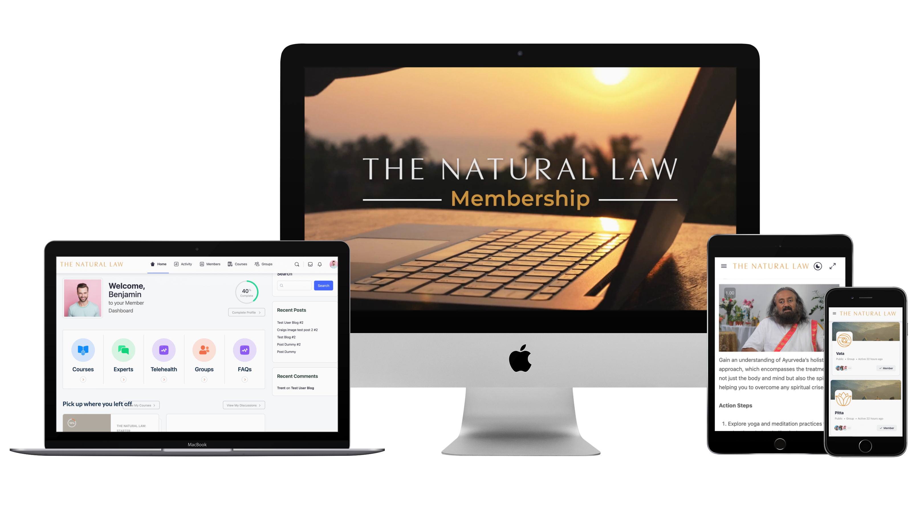 The Natural Law Membership on every device