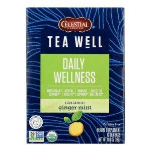 Teawell - Tea Ginger Mint - Case Of 6-12 Ct