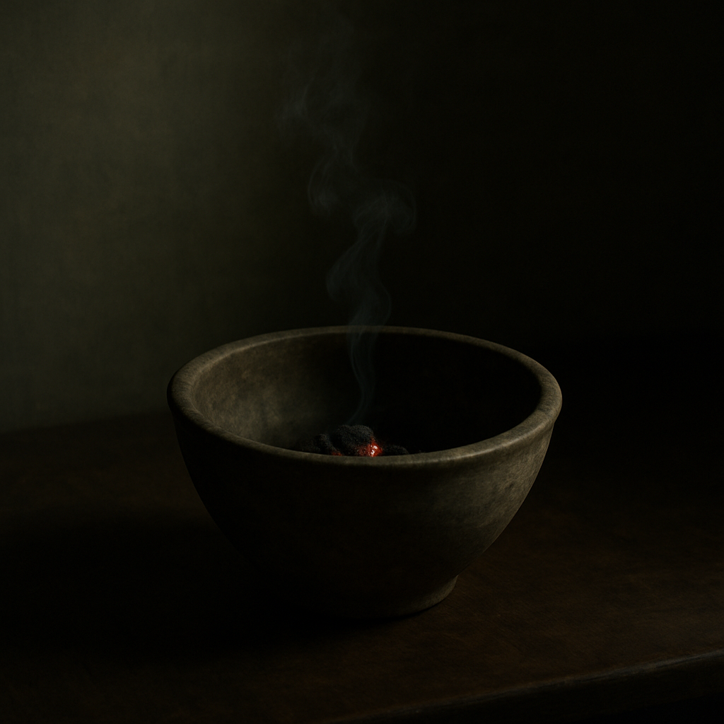 Manda Agni — dim smoldering ember